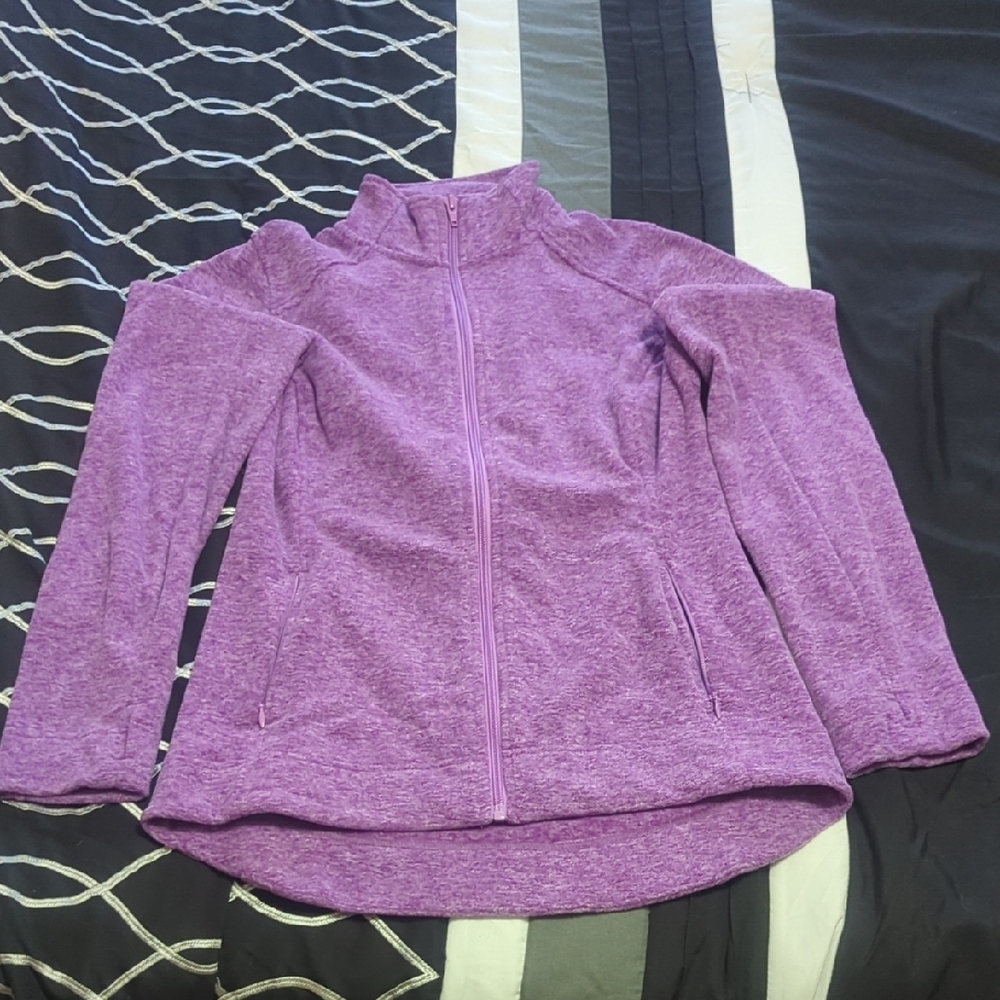 Duluth Trading Co Purple Zip-Up Jacket